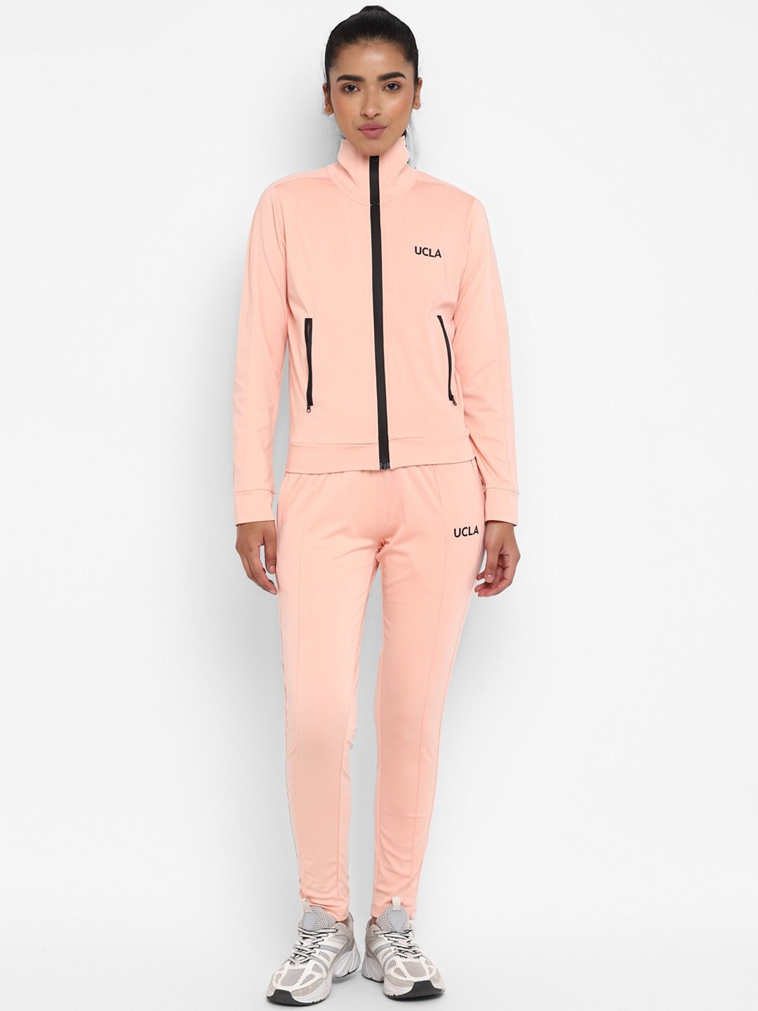 

UCLA Brand Logo-Printed Tracksuits, Pink