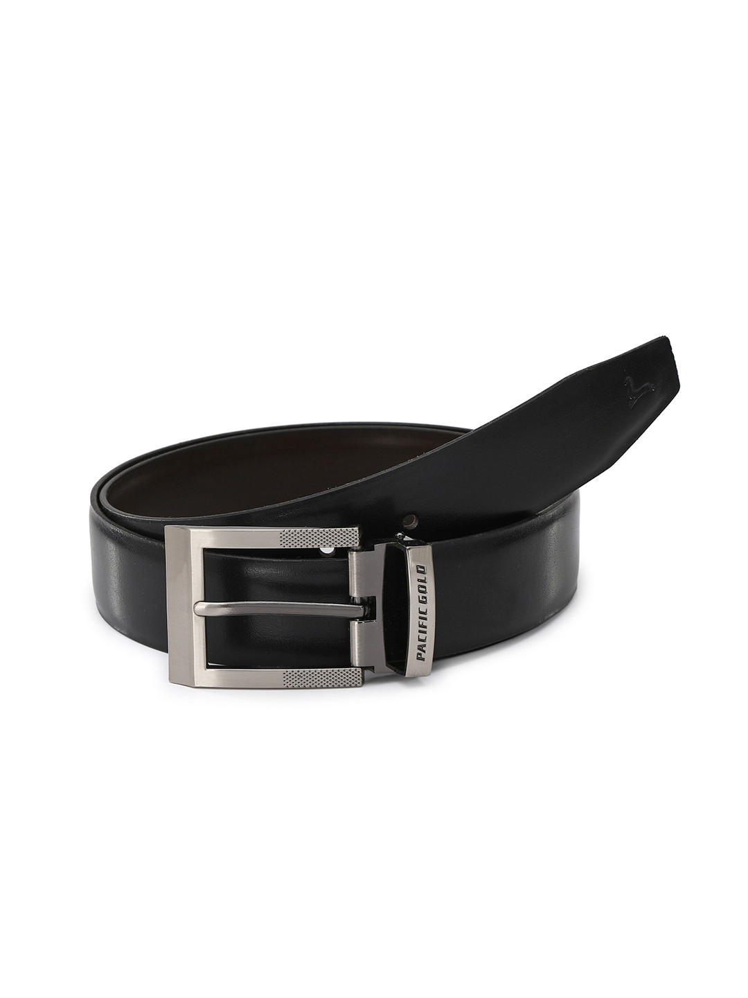 

Pacific Gold Men Reversible Formal Belt, Black