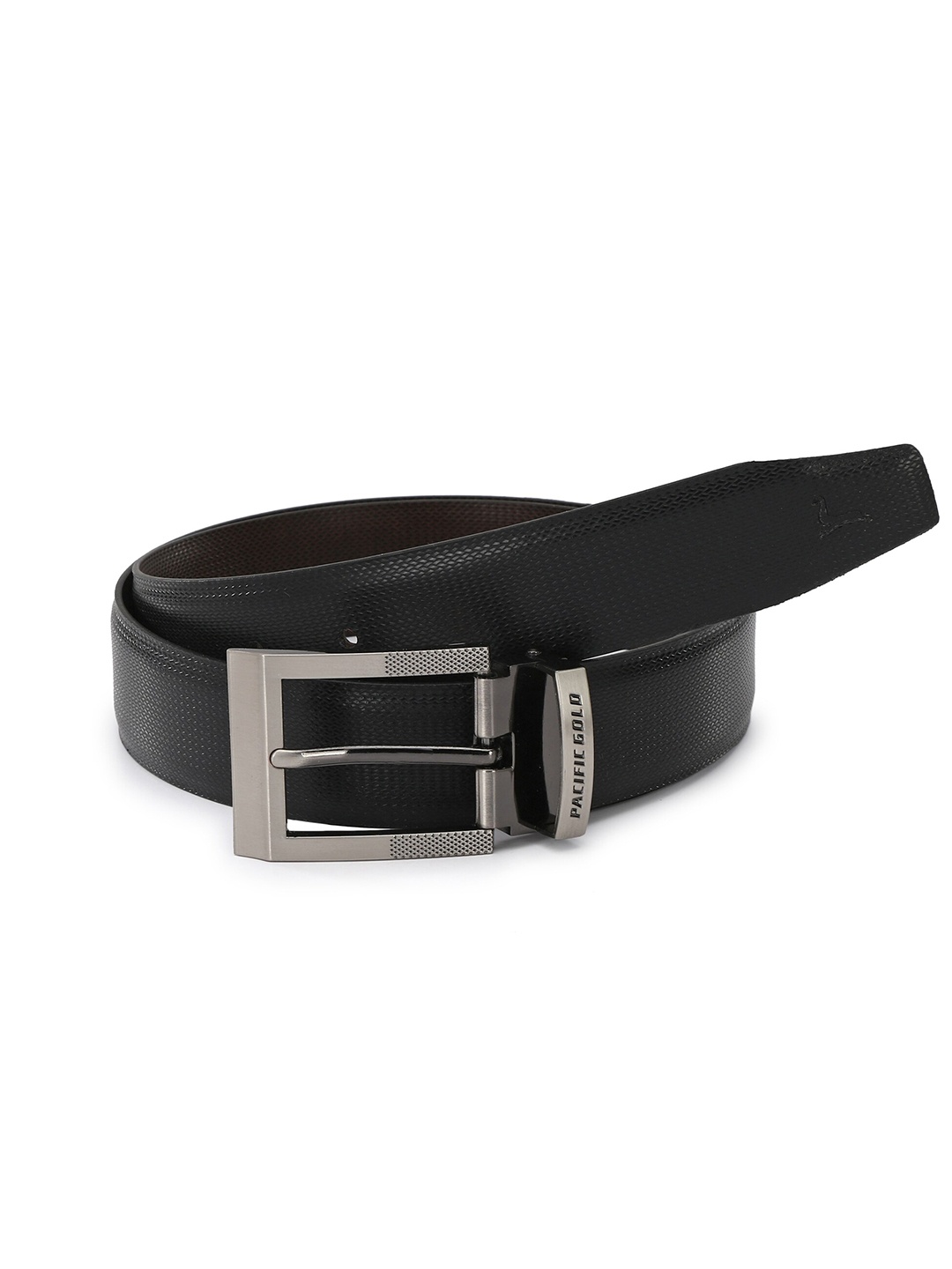 

Pacific Gold Men Reversible Formal Belt, Black