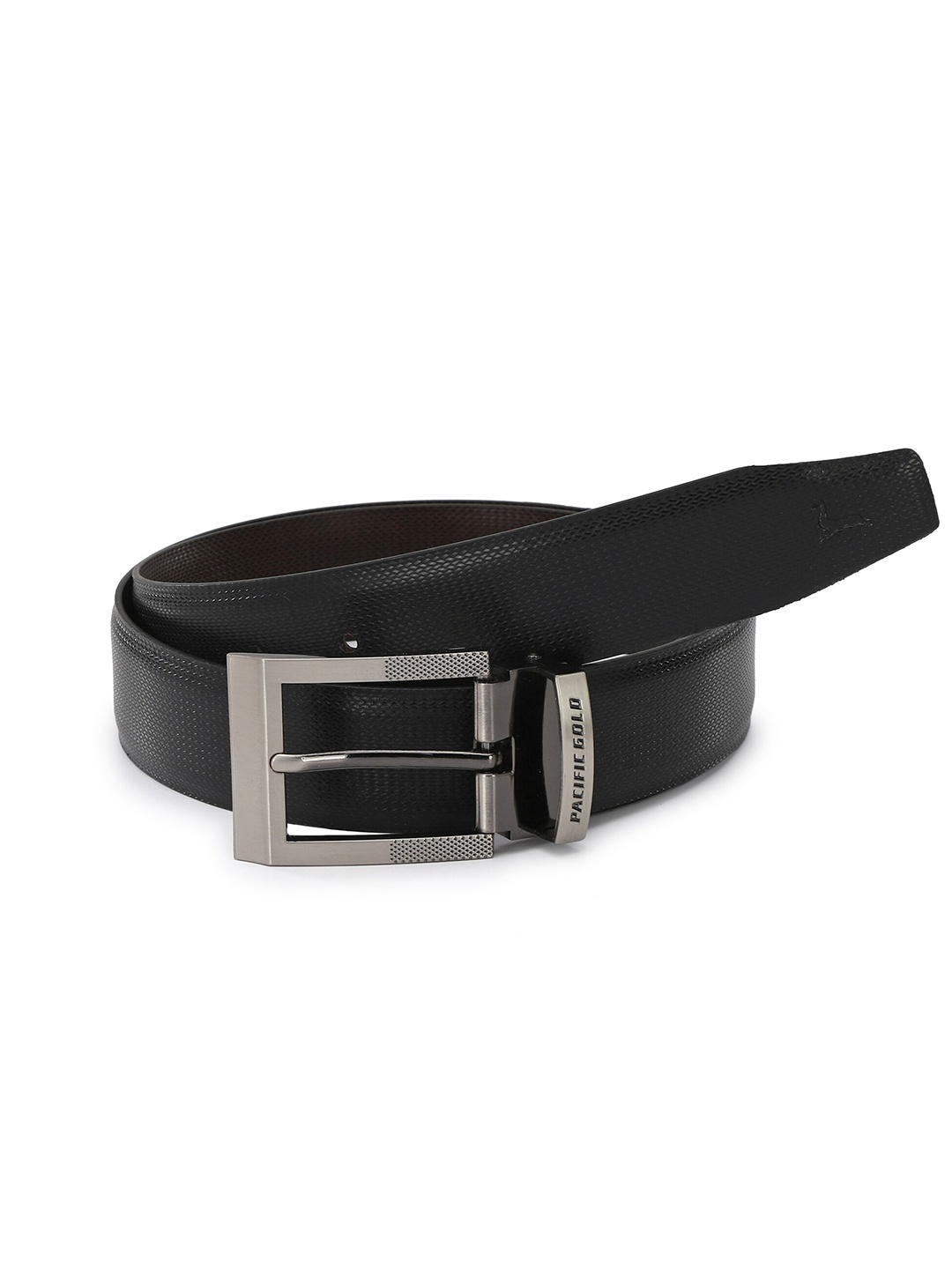 

Pacific Gold Men Reversible Formal Belt, Black
