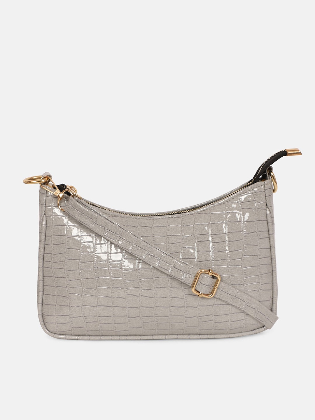 

Bagsy Malone Animal Textured Swagger Sling Bag, Grey