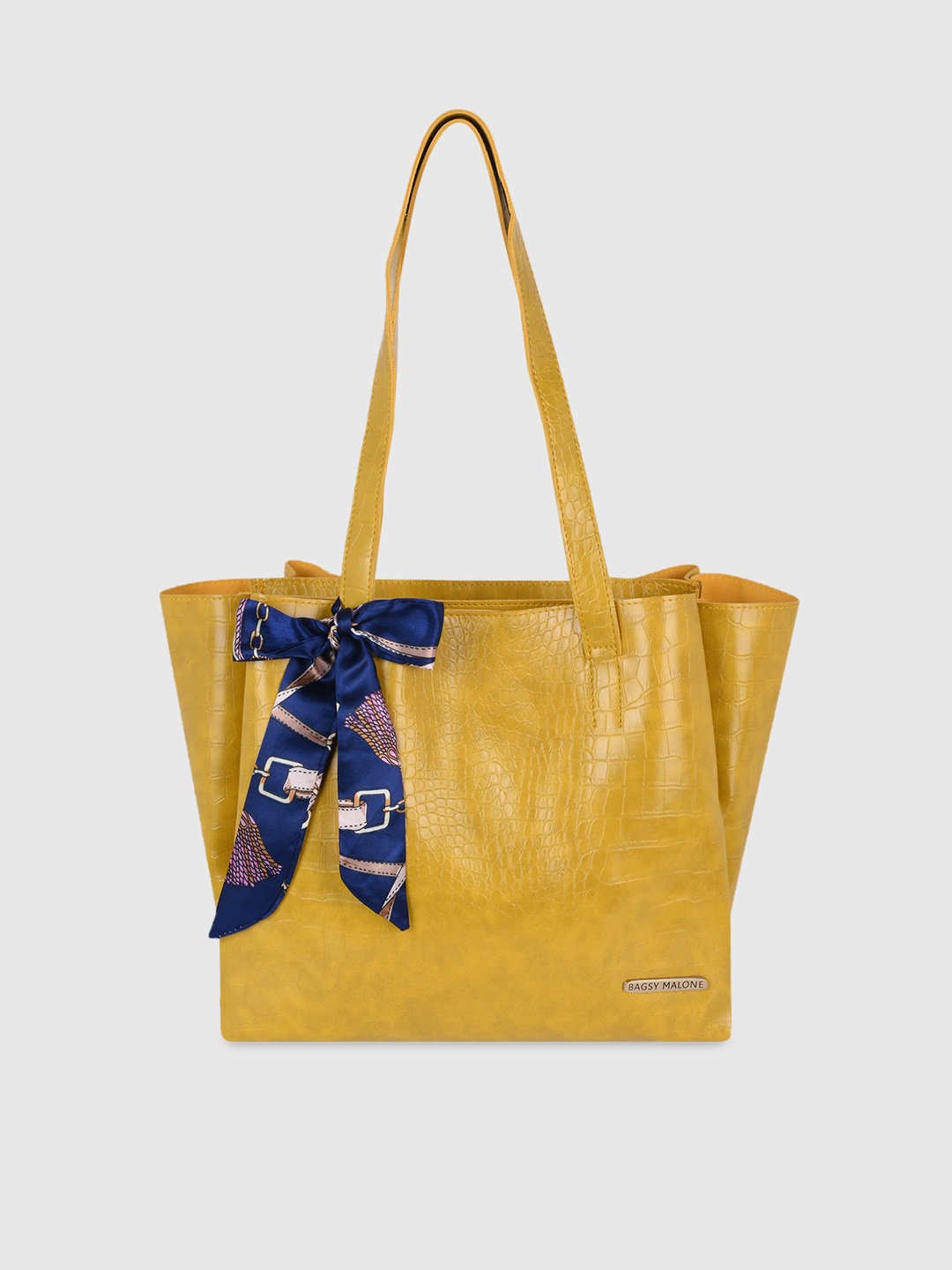 

Bagsy Malone Animal Textured Shopper Tote Bag, Yellow