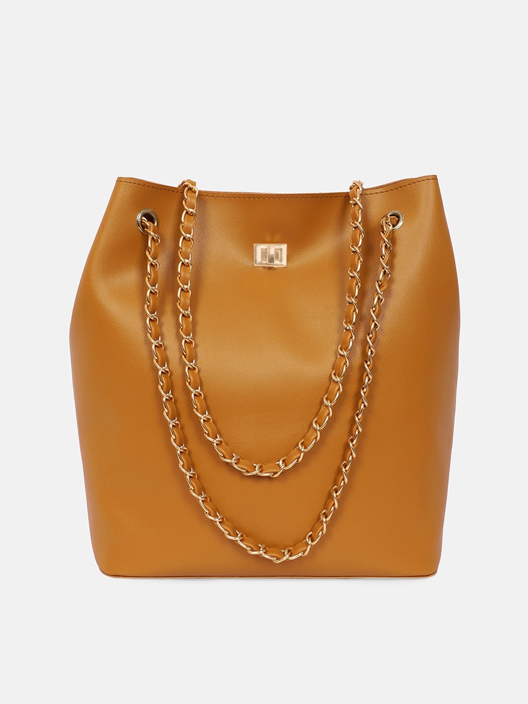 

Bagsy Malone Textured Bucket Shoulder Bag, Mustard