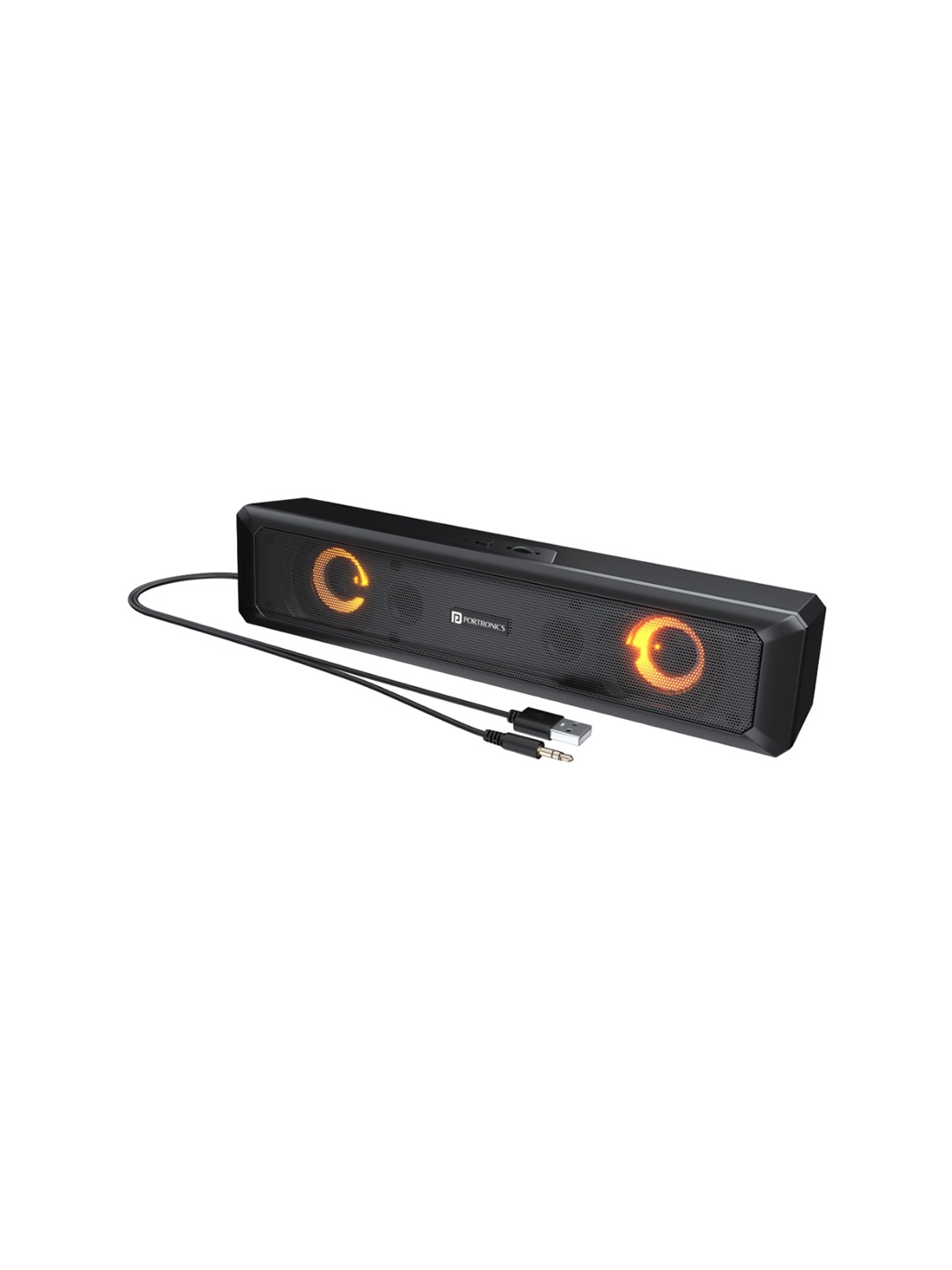 

Portronics Tune 3 6W Soundbar with LED Light, Black