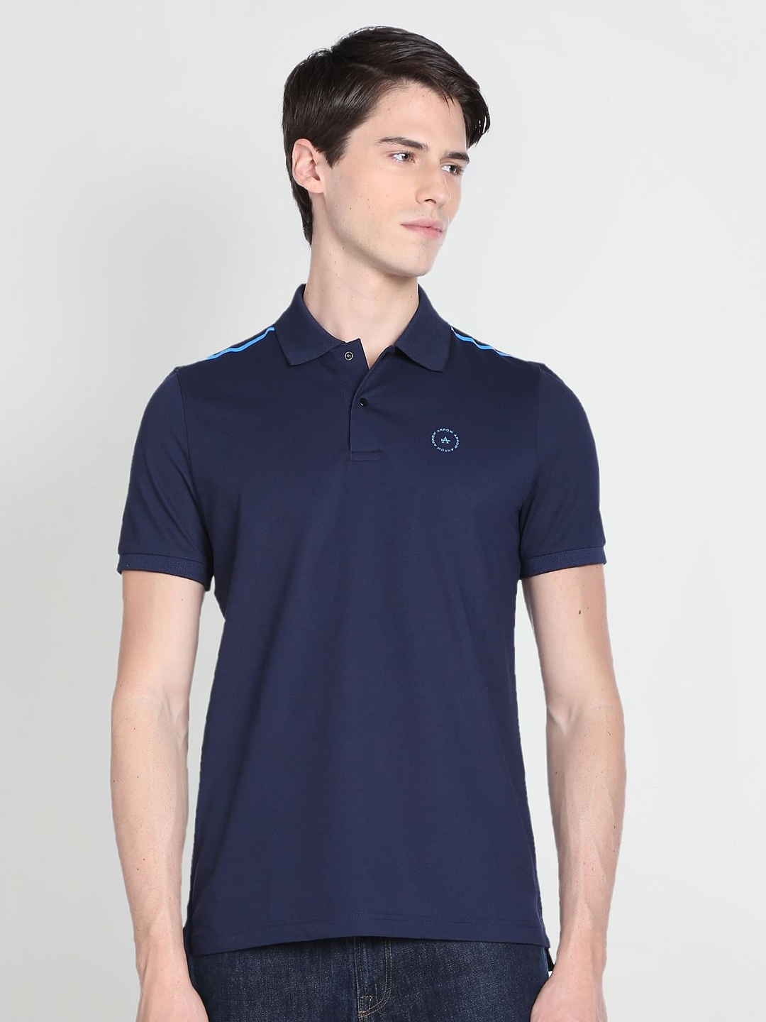 

Arrow New York Polo Collar T-shirt, Navy blue