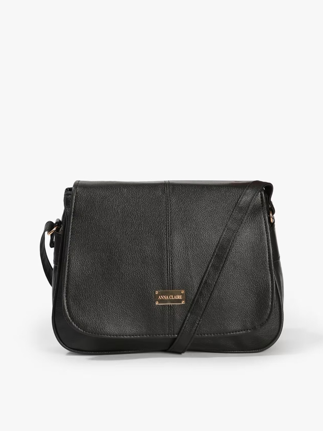 

Anna Claire Structured Sling Bag, Black