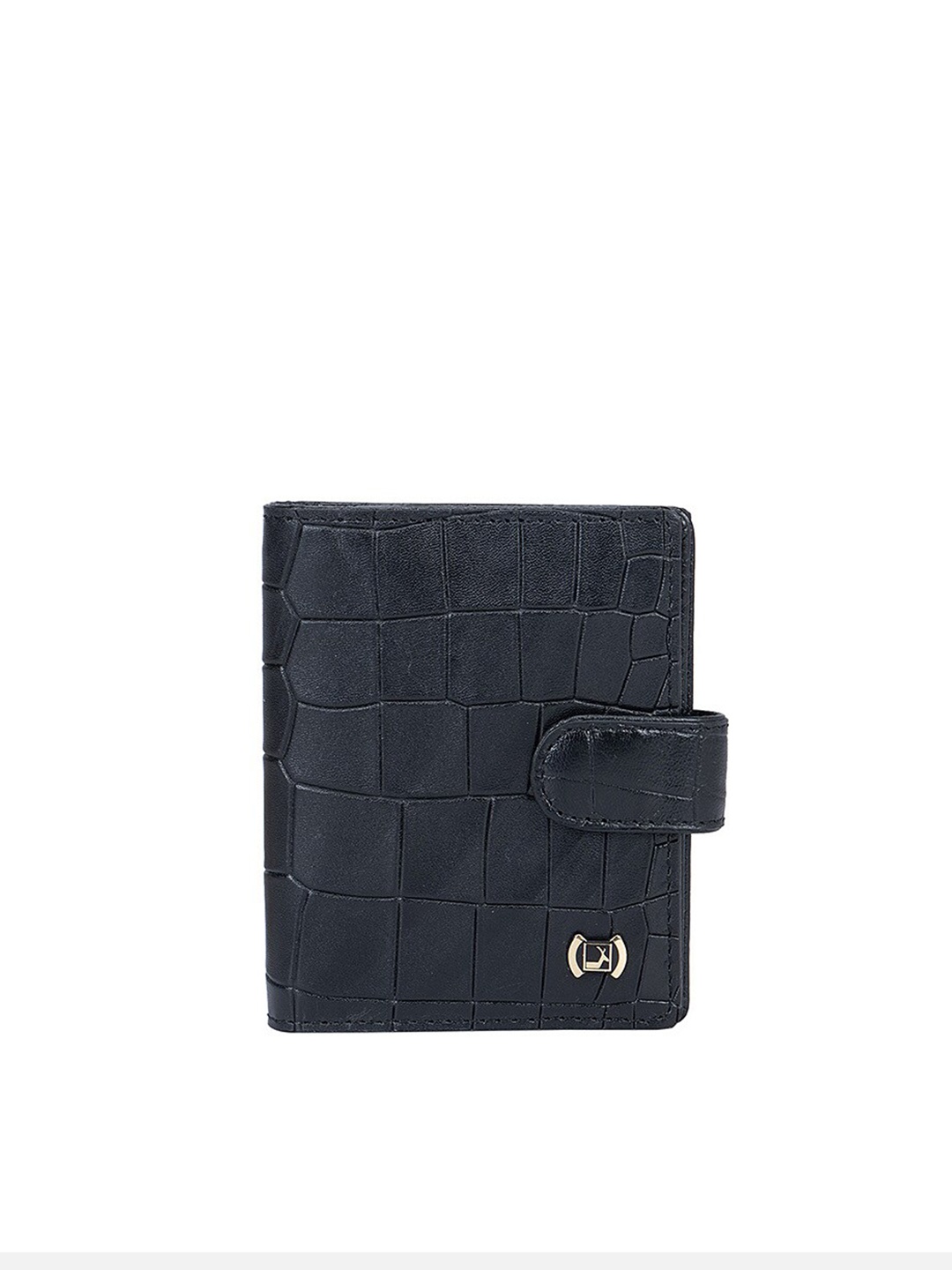 

Da Milano Leather Card Holder with SD Card Holder, Black