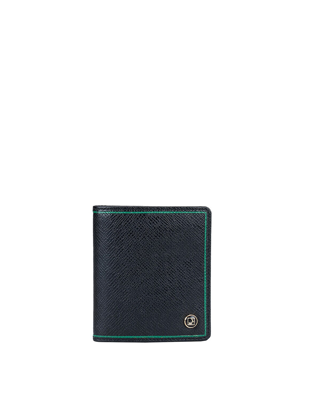 

Da Milano Leather Card Holder With SD Card Holder, Black