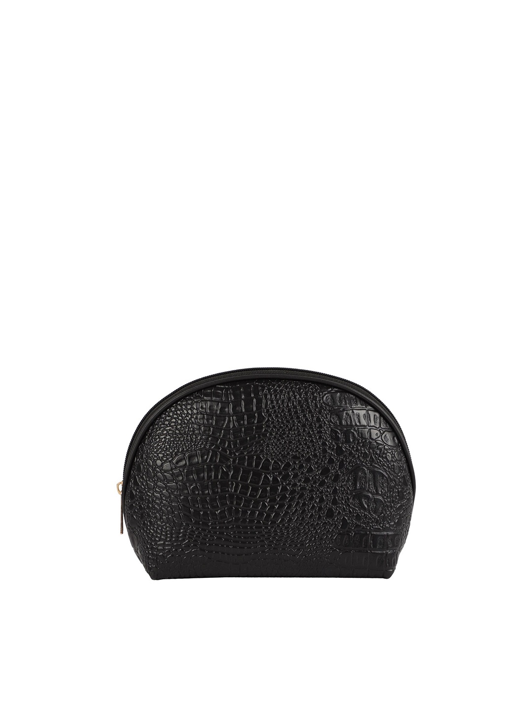 

Bagsy Malone Women Textured Water Resistant Vanity Pouch, Black