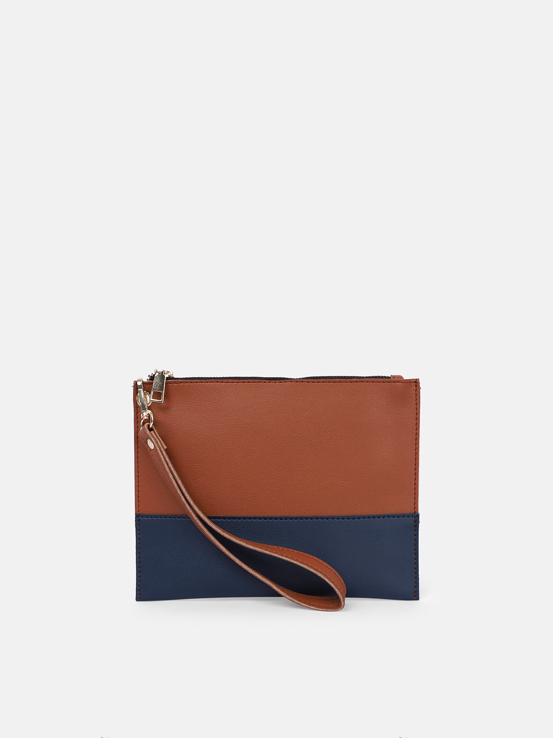 Bagsy Malone Women Clourblocked Travel Pouch, Brown