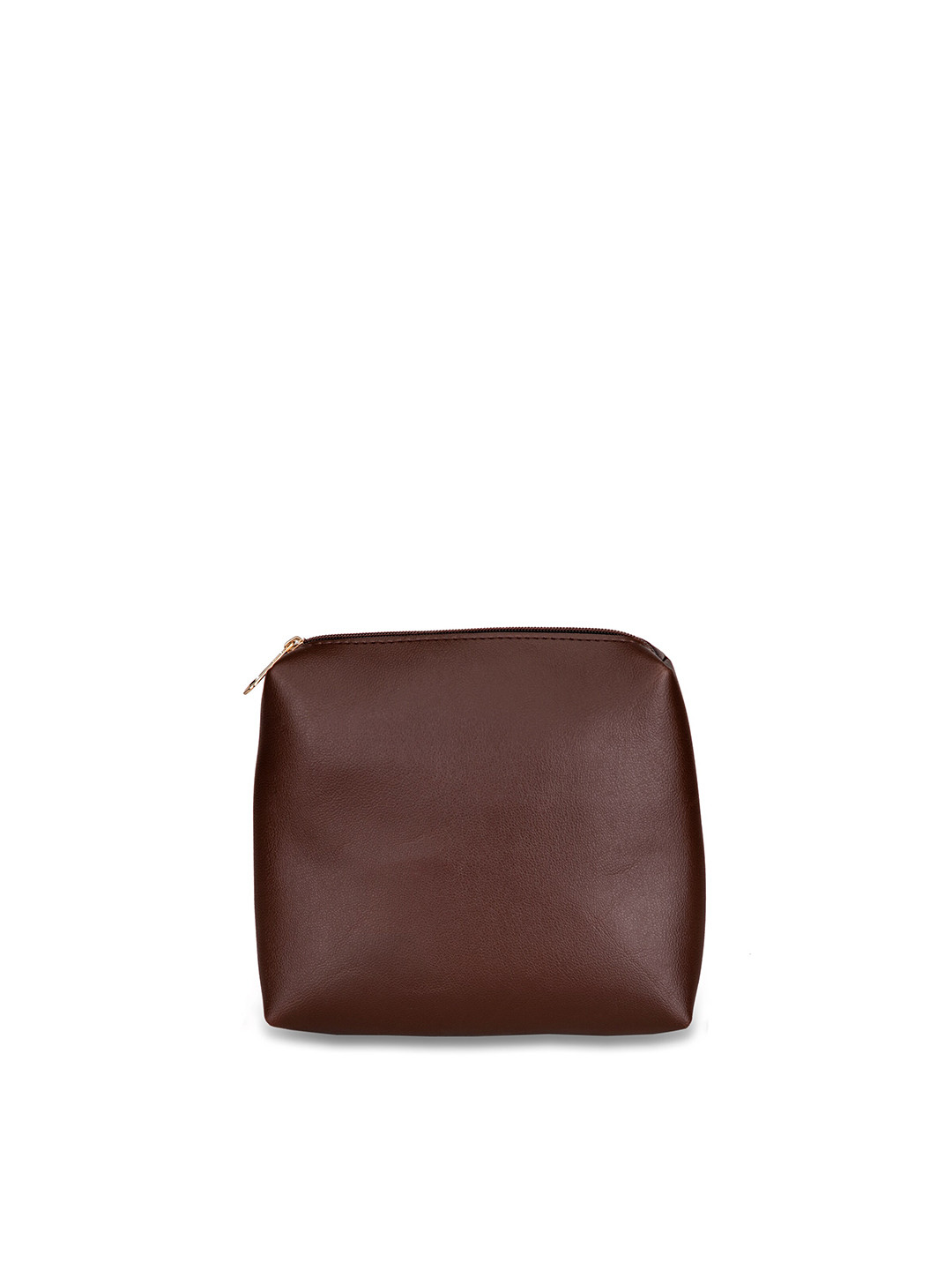 

Bagsy Malone Women Water Resistant Vanity Pouch, Coffee brown