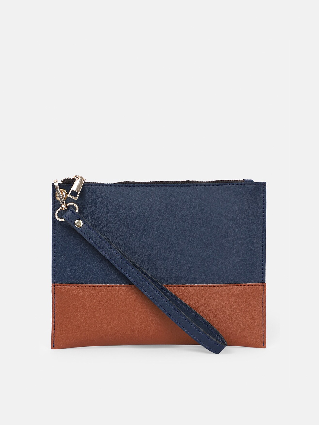 

Bagsy Malone Women Colourblocked Vanity Pouch, Blue