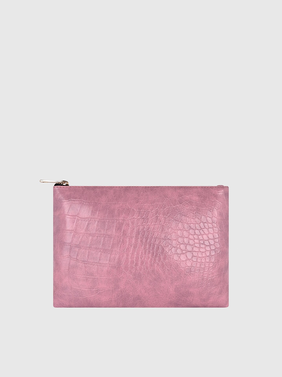 

Bagsy Malone Women Textured Vanity Pouch, Pink