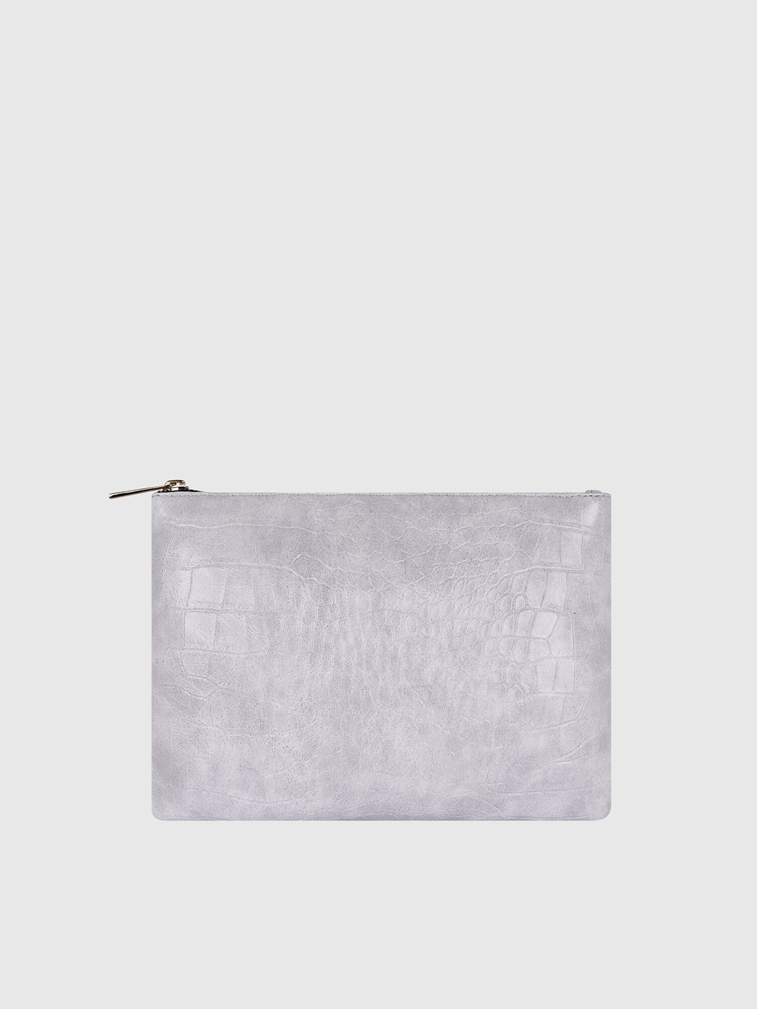 

Bagsy Malone Women Textured Vanity Pouch, Grey