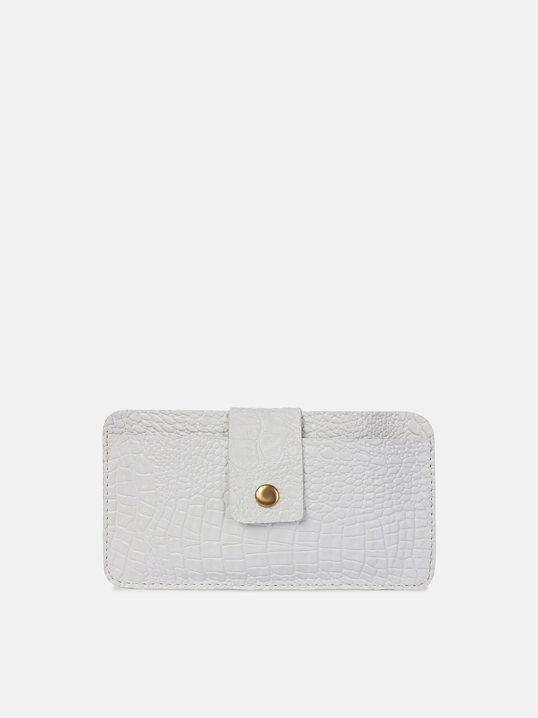 

Bagsy Malone Women Textured Envelope Clutch, White