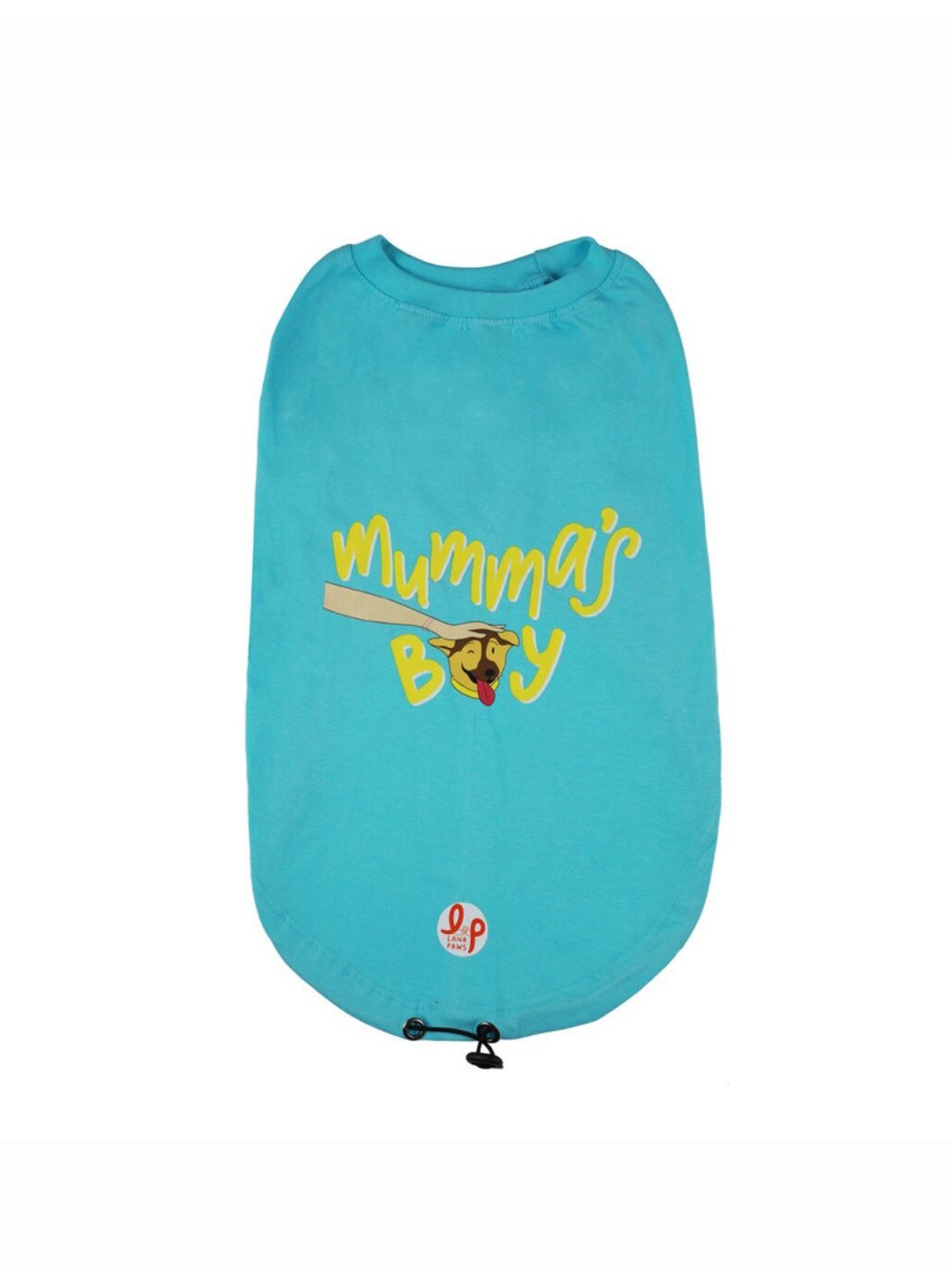 

LANA PAWS Printed Pure Cotton Dog T-shirt, Blue