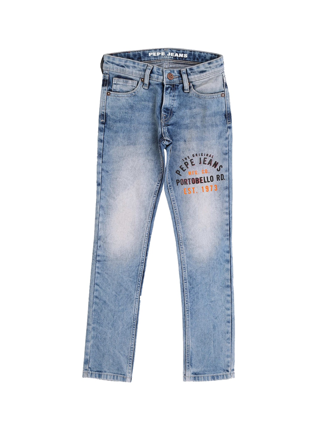 

Pepe Jeans Boys Comfort Relaxed Fit Heavy Fade Jeans, Blue