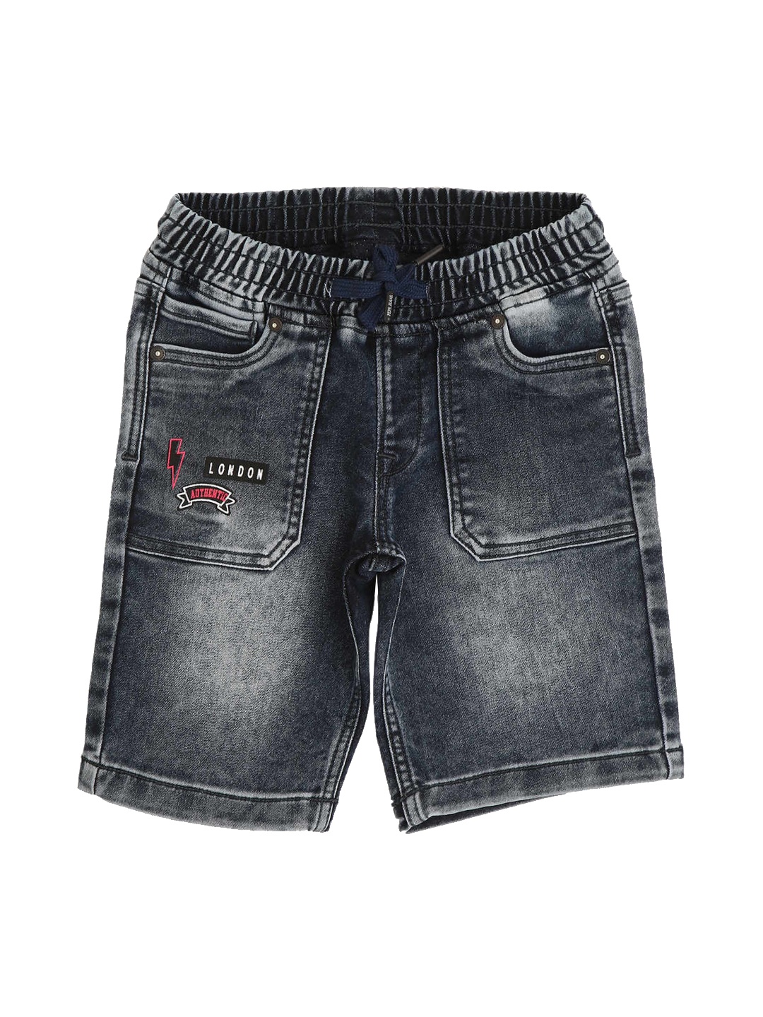 

Pepe Jeans Boys Washed Slim Fit Denim Shorts, Blue