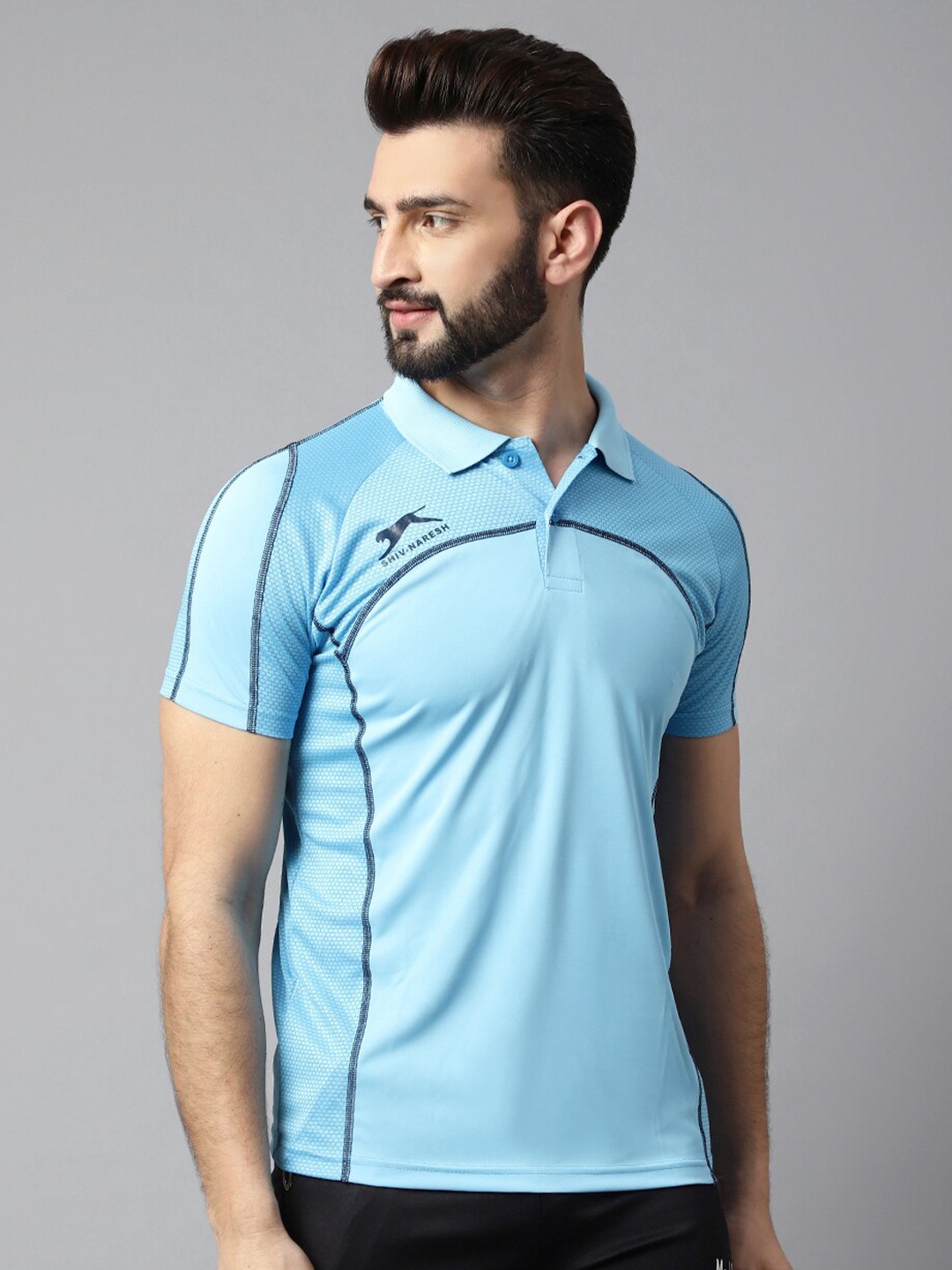 

Shiv Naresh Polo Collar T-shirt, Blue