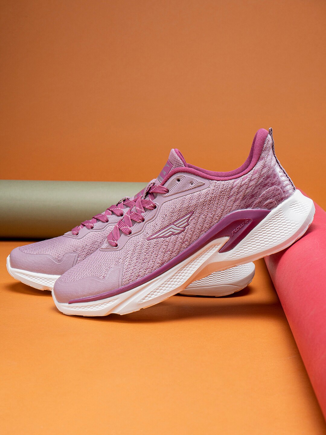 

Red Tape Women Lace-Up Textile Walking Shoes, Purple