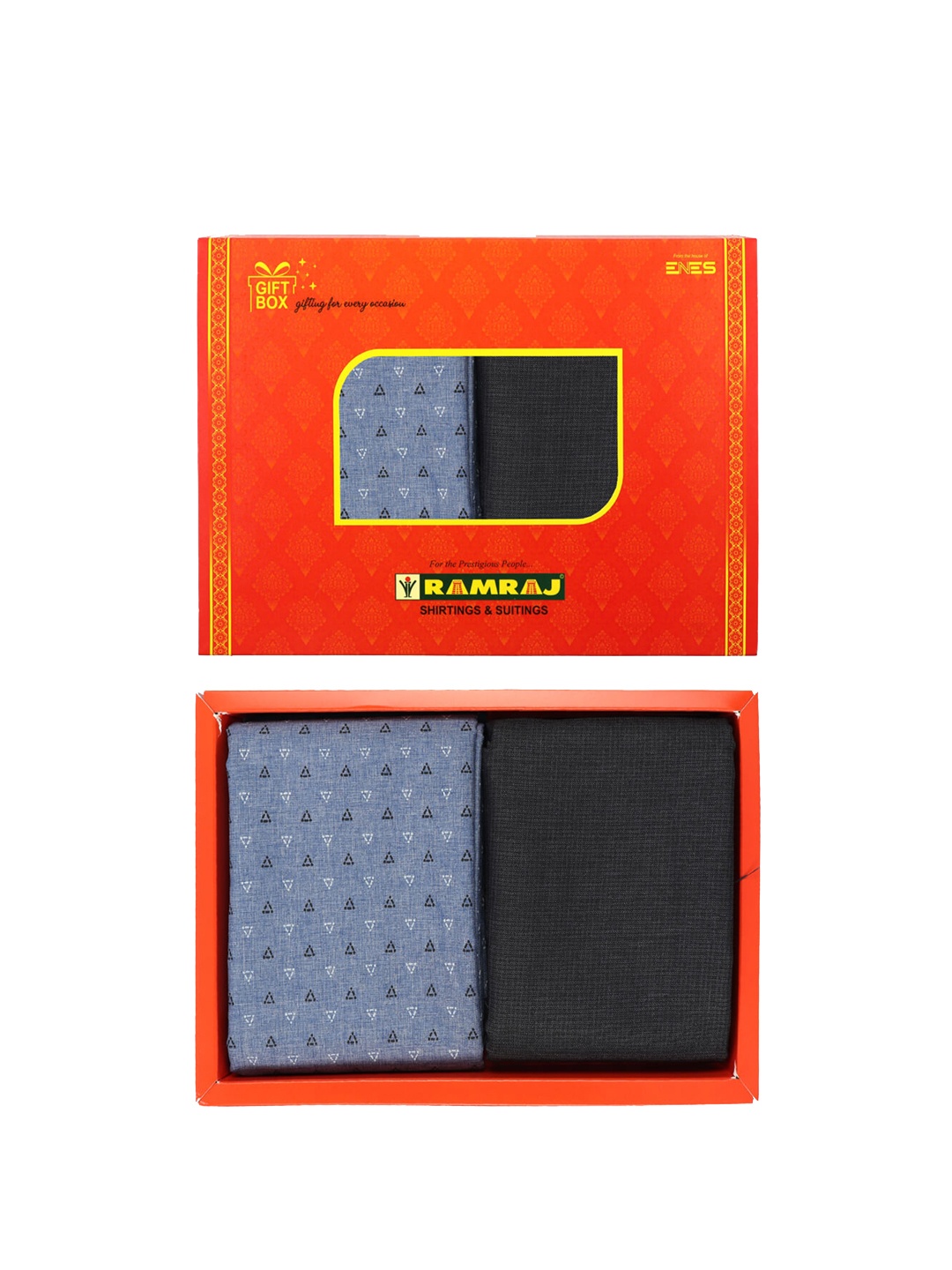 

Ramraj Men Printed Shirt & Trouser Clothing Fabric, Blue
