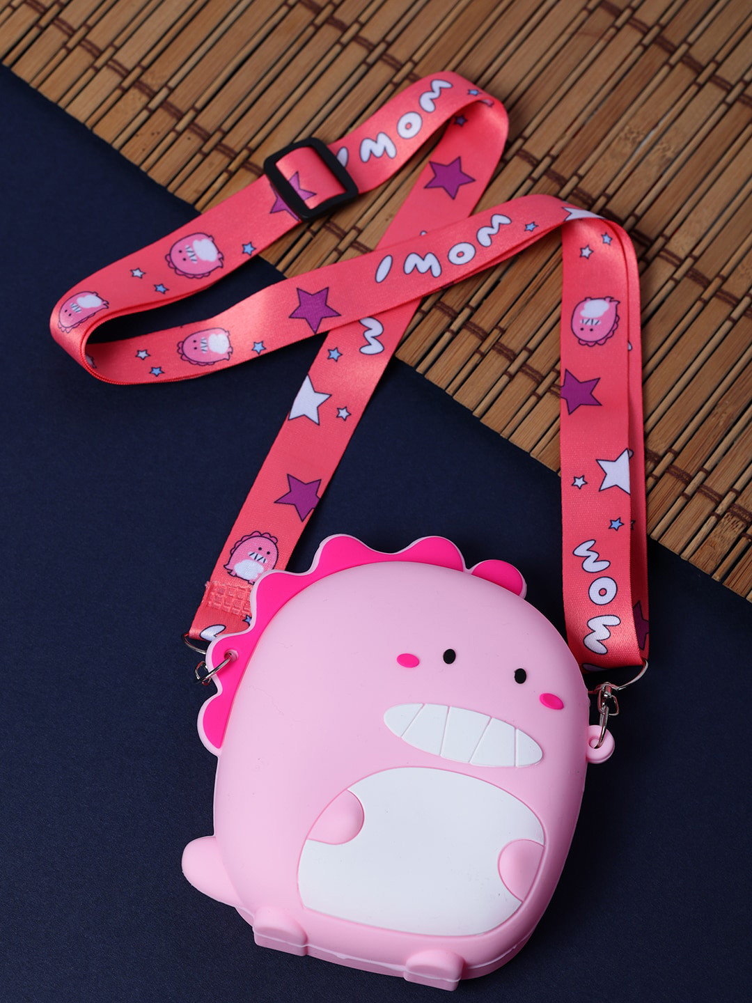 

PASSION PETALS Printed Structured Sling Bag, Pink