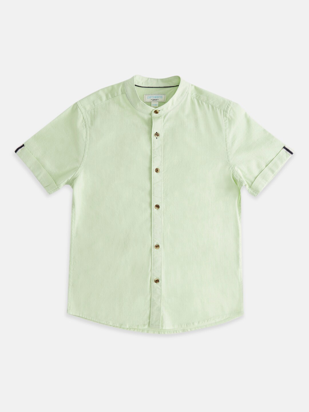 

Pantaloons Junior Boys Casual Cotton Shirt, Green