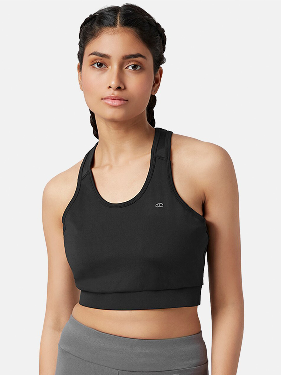 

Ajile by Pantaloons Sleeveless Crop Top, Black