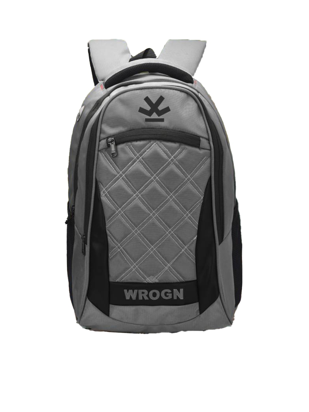 

WROGN Laptop Backpack with Reflective Strip, Grey