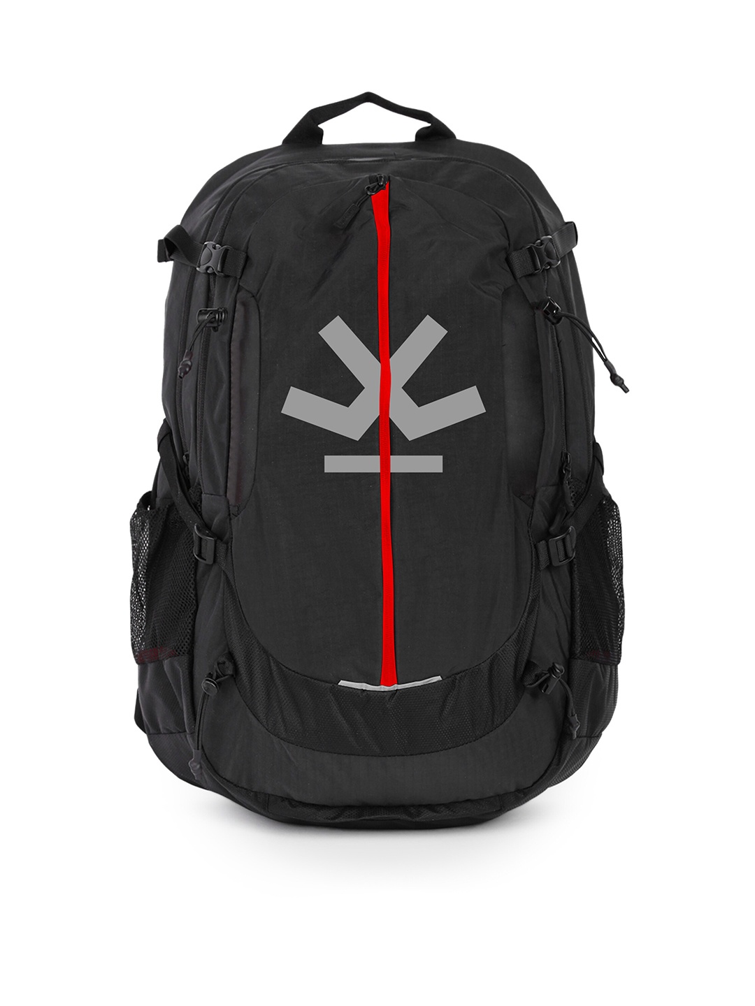 

WROGN Laptop Backpack with Reflective Strip, Black