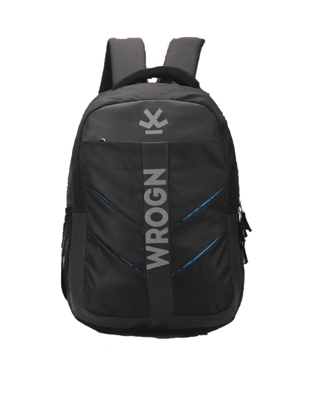 

WROGN Laptop Backpack with Reflective Strip, Black