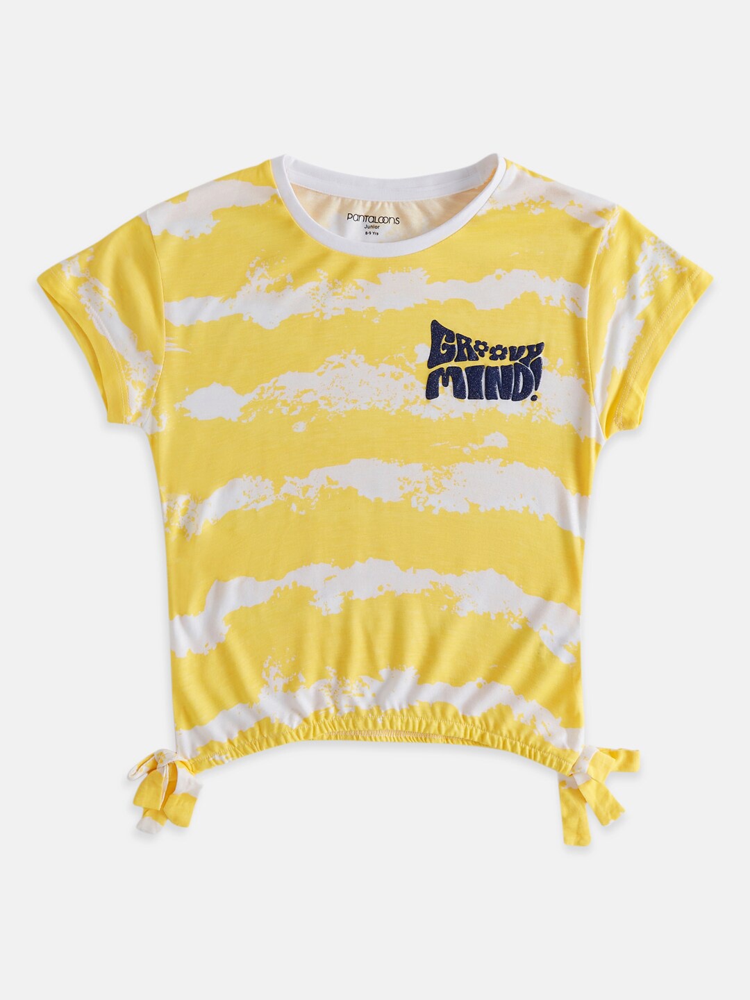 

Pantaloons Junior Girls Dyed Cotton Top, Yellow