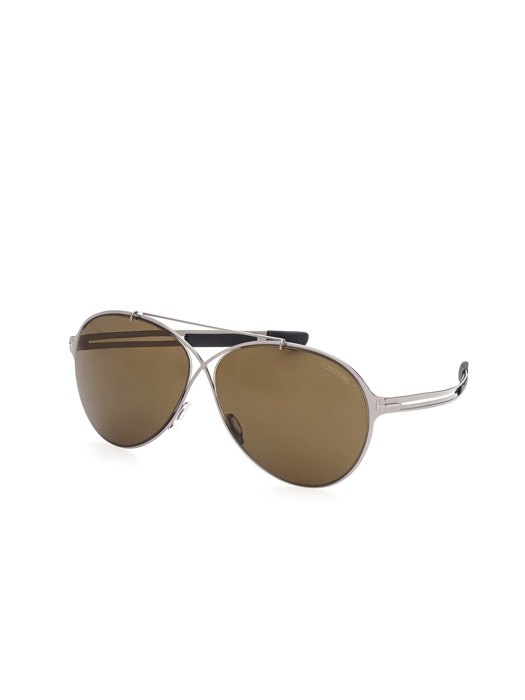 

Tom Ford Men Lens & Aviator Sunglasses with UV Protected Lens FT0828_14J, Brown