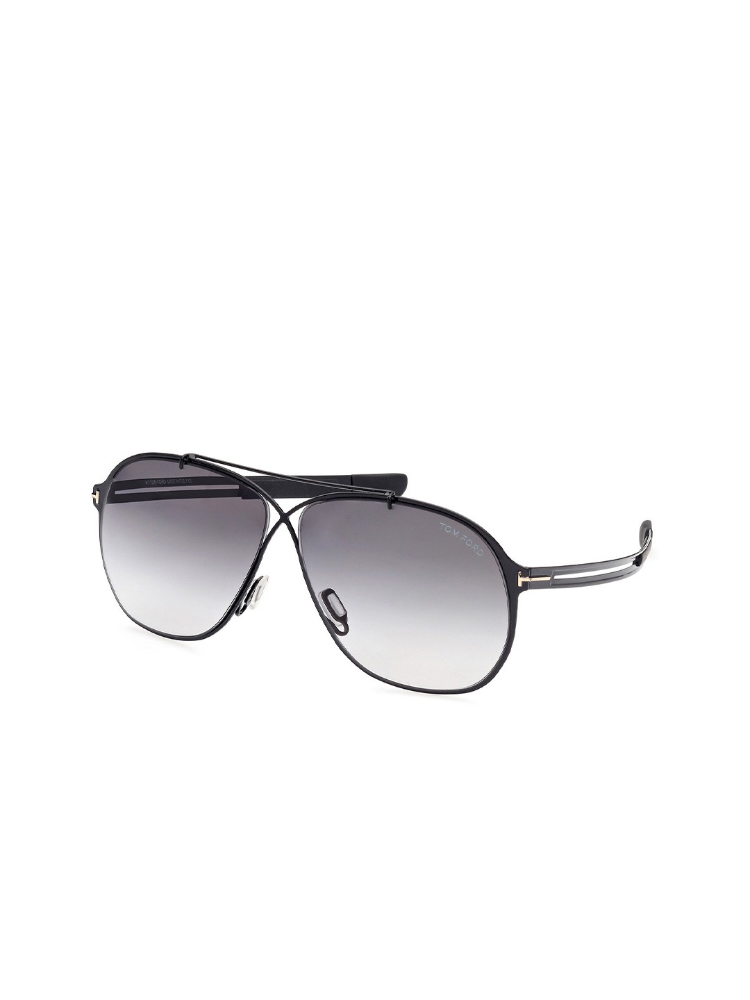 

Tom Ford Men Lens & Aviator Sunglasses with UV Protected Lens FT0829_01B, Grey