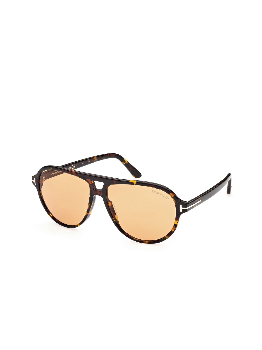 

Tom Ford Men Lens & Aviator Sunglasses with UV Protected Lens FT0932_55E, Brown
