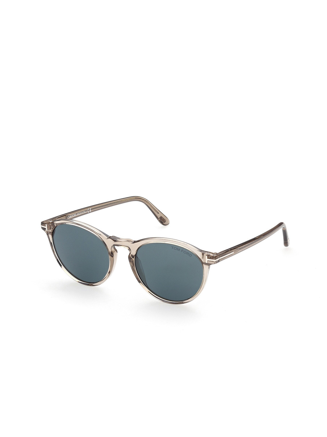 

Tom Ford Men Lens & Round Sunglasses with UV Protected Lens FT0904_57V, Blue