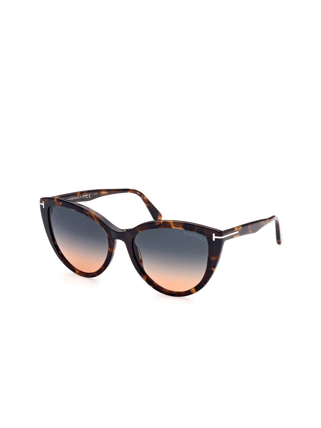 

Tom Ford Women Lens & Cateye Sunglasses with UV Protected Lens FT0915_55P, Green