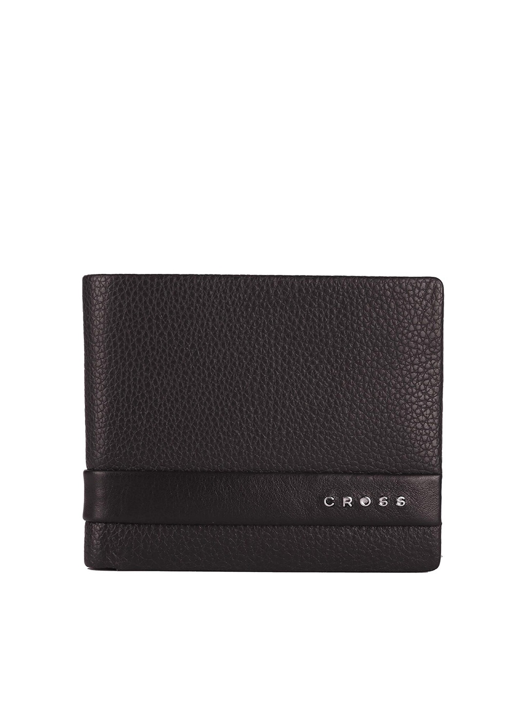 

Cross Men Leather Two Fold Wallet with SD Card Holder, Brown