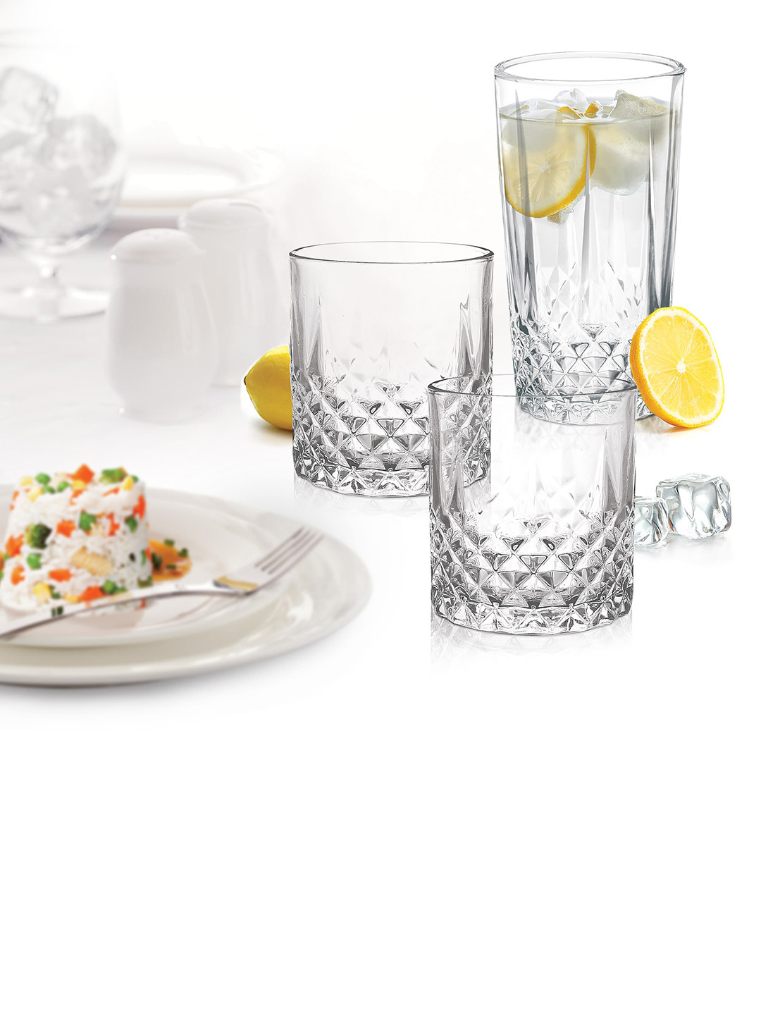 

Treo Cairn 285 Water 6 Pieces Transparent Glass Tumblers 285 ml Each