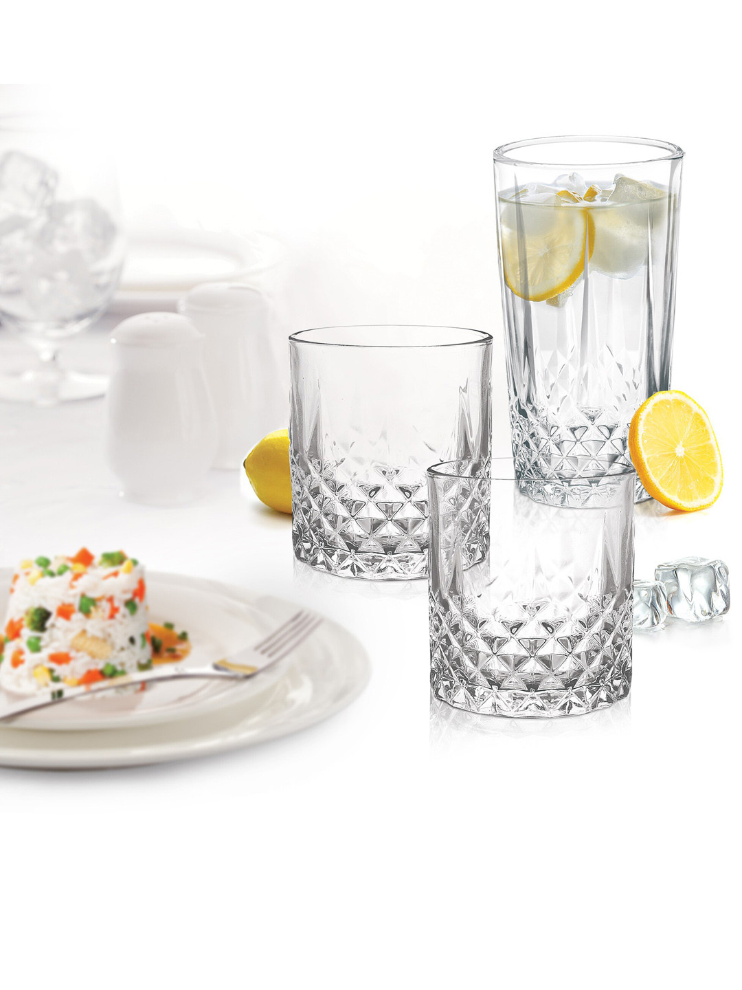 

Treo Cairn 340 Whiskey 6 Pieces Transparent Glass Tumblers 350 ml Each