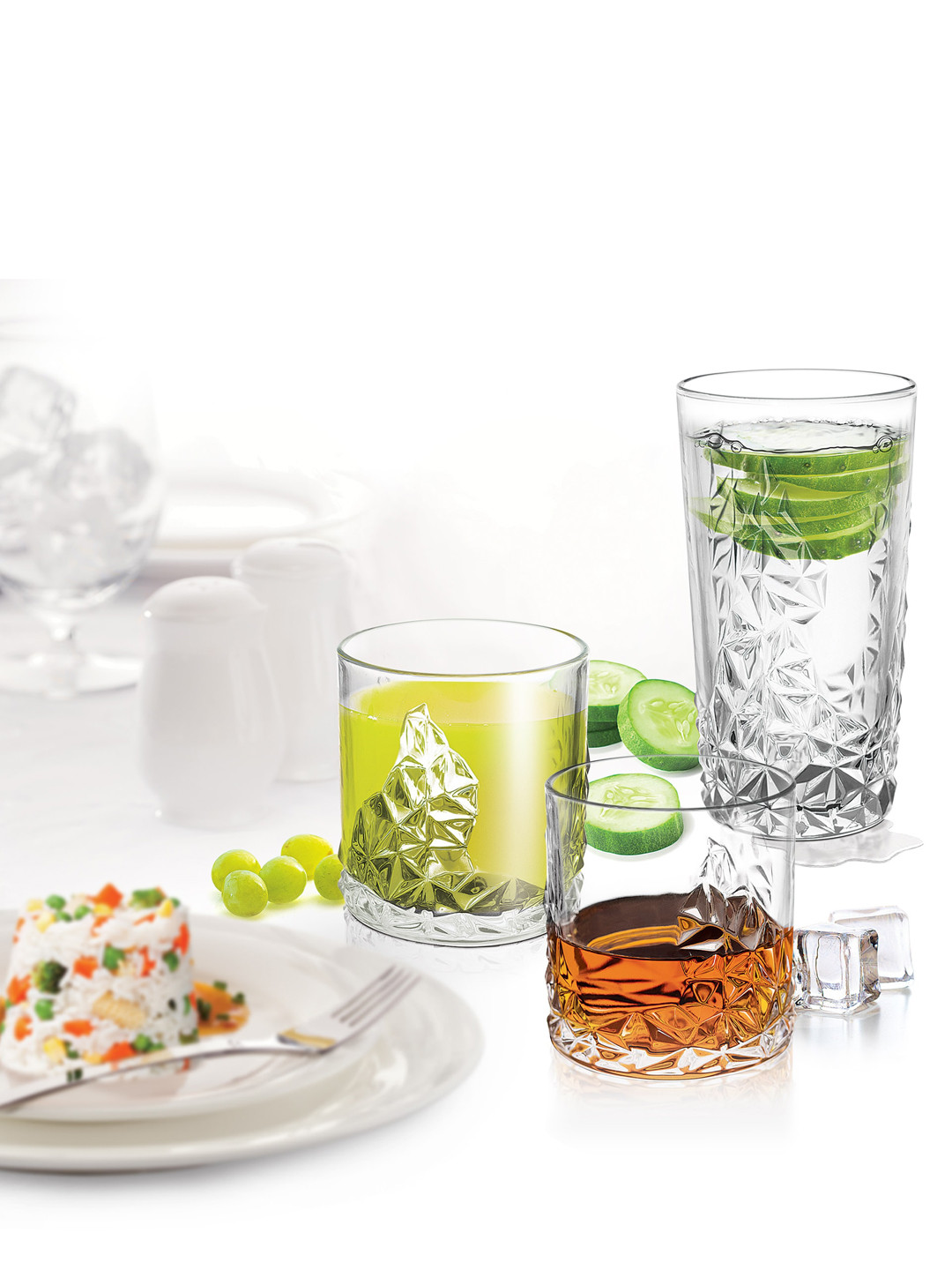 

Treo Valley 330 Whiskey Glass 6 Pcs Transparent Tumblers 330 ml Each