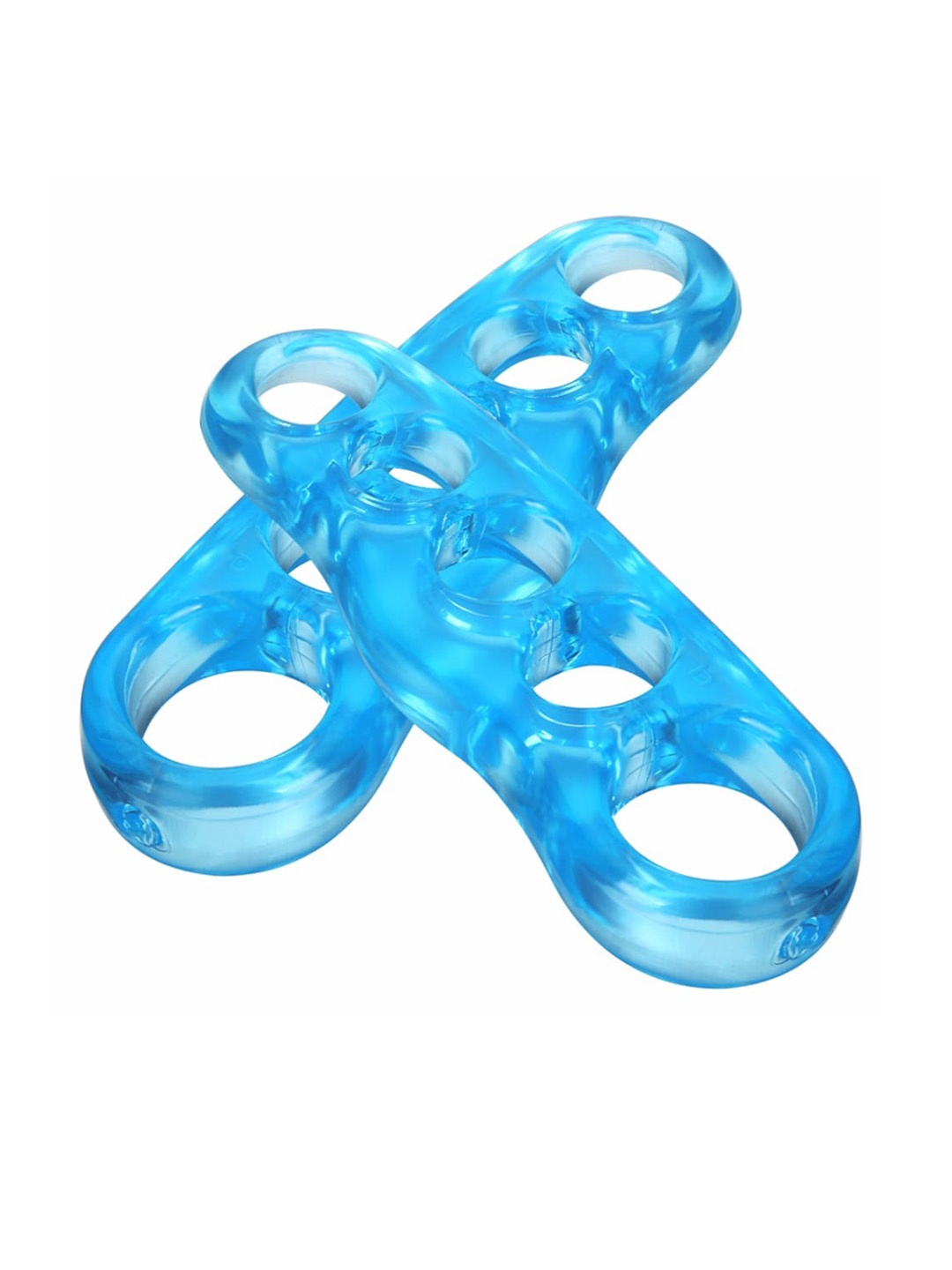 

AlexVyan Silicone Gel Orthotic Finger Separator Alignment Fingers, Blue