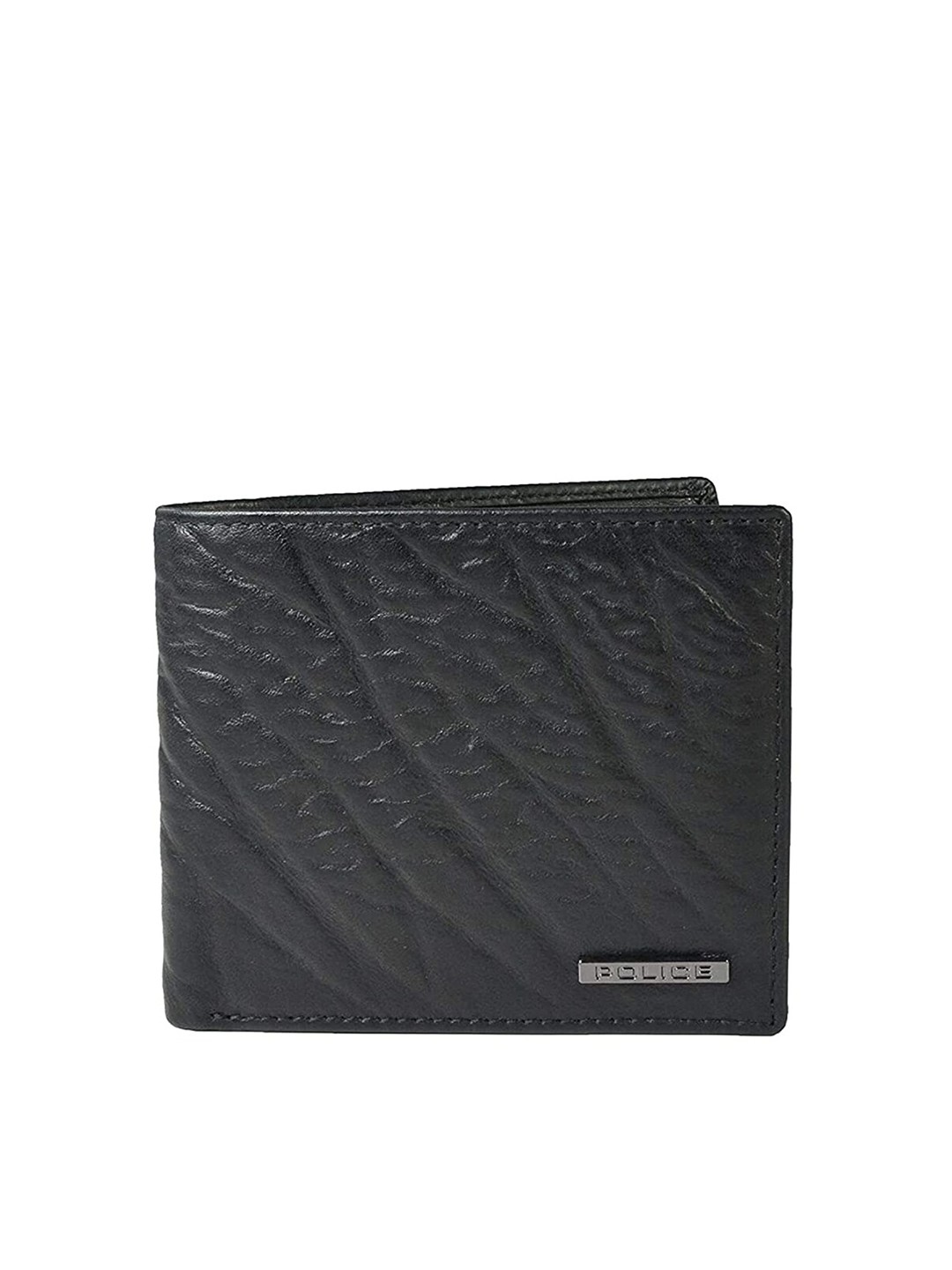 

Police Men Leather Two Fold Wallet, Black