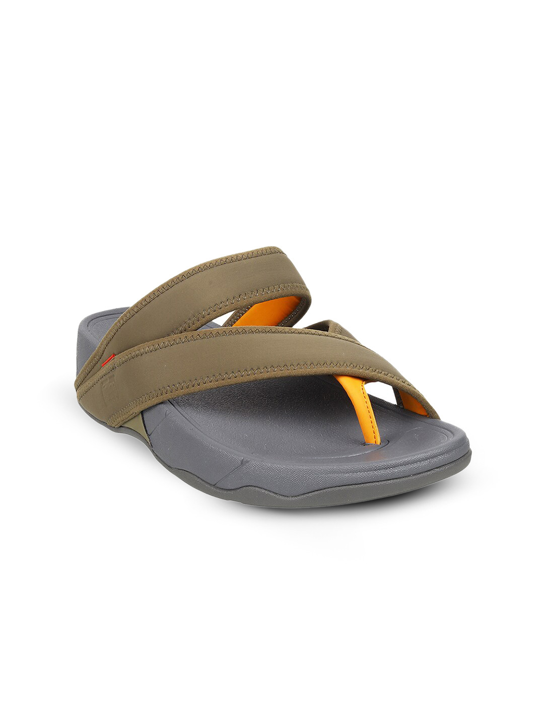 

fitflop Men Open One Toe Comfort Sandals, Grey