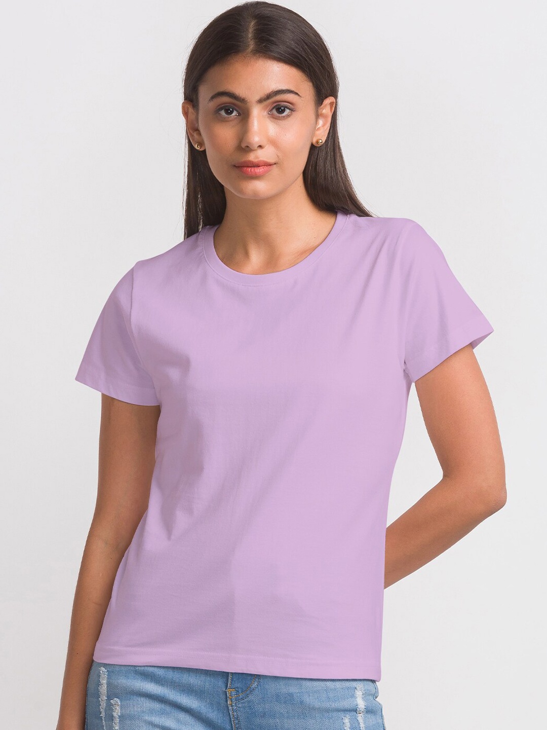 

NOIRA Pack Of 3 Cotton T-shirt, Lavender