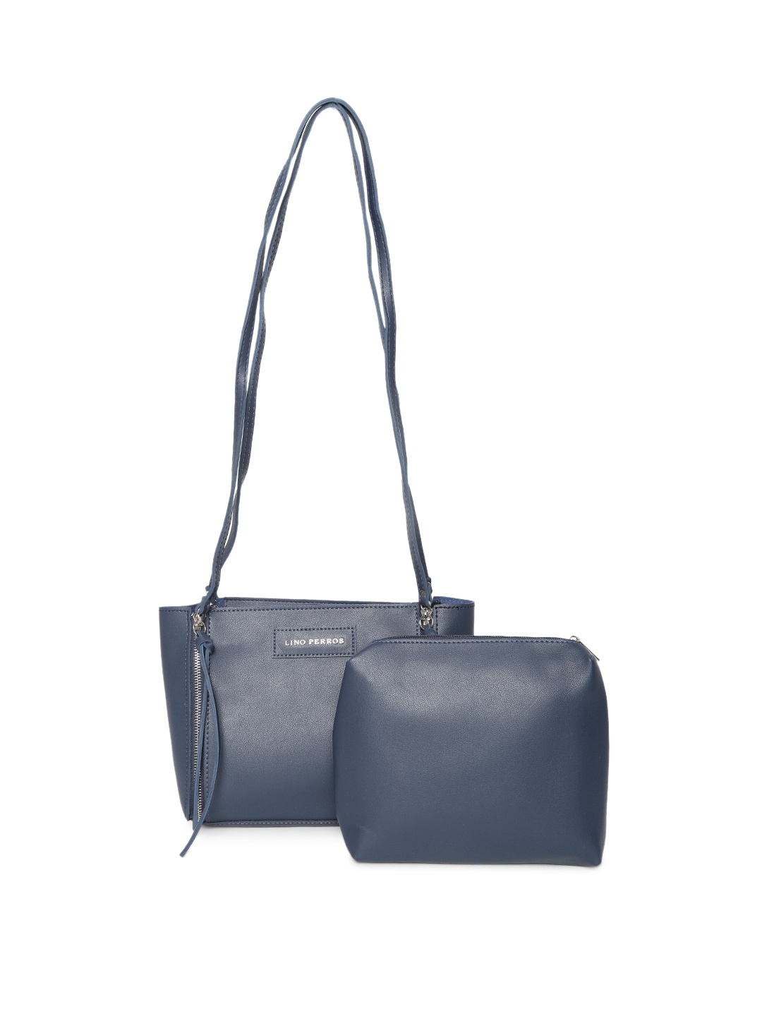 

Lino Perros Blue Solid Shoulder Bag