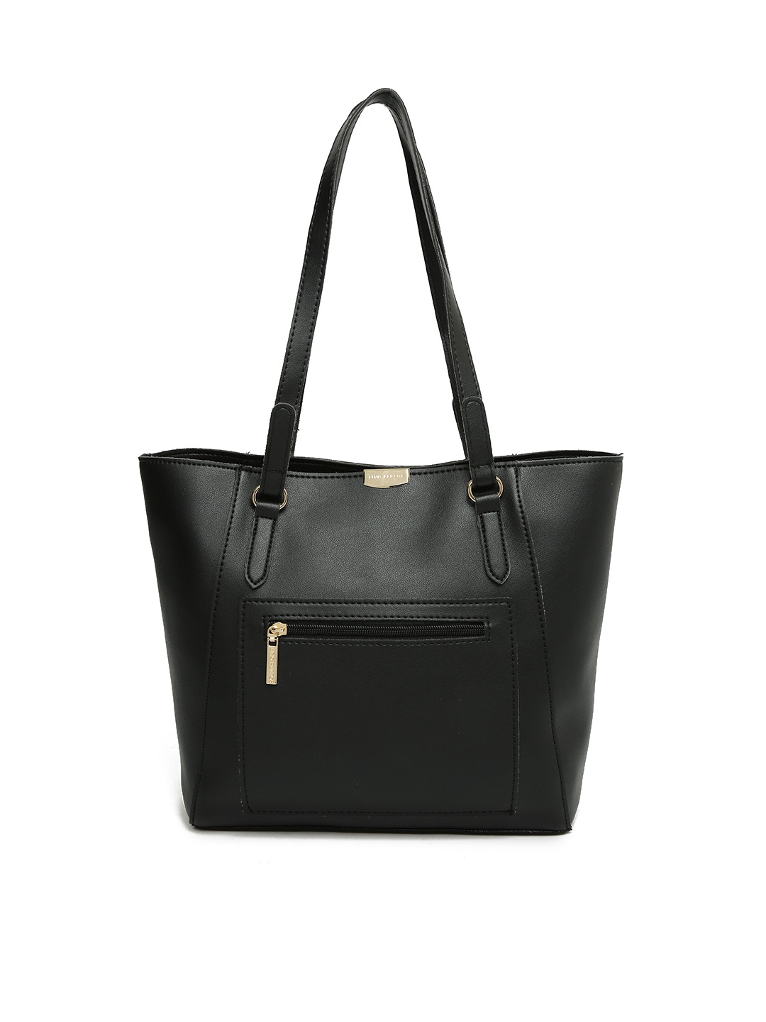 

Lino Perros Black Solid Shoulder Bag