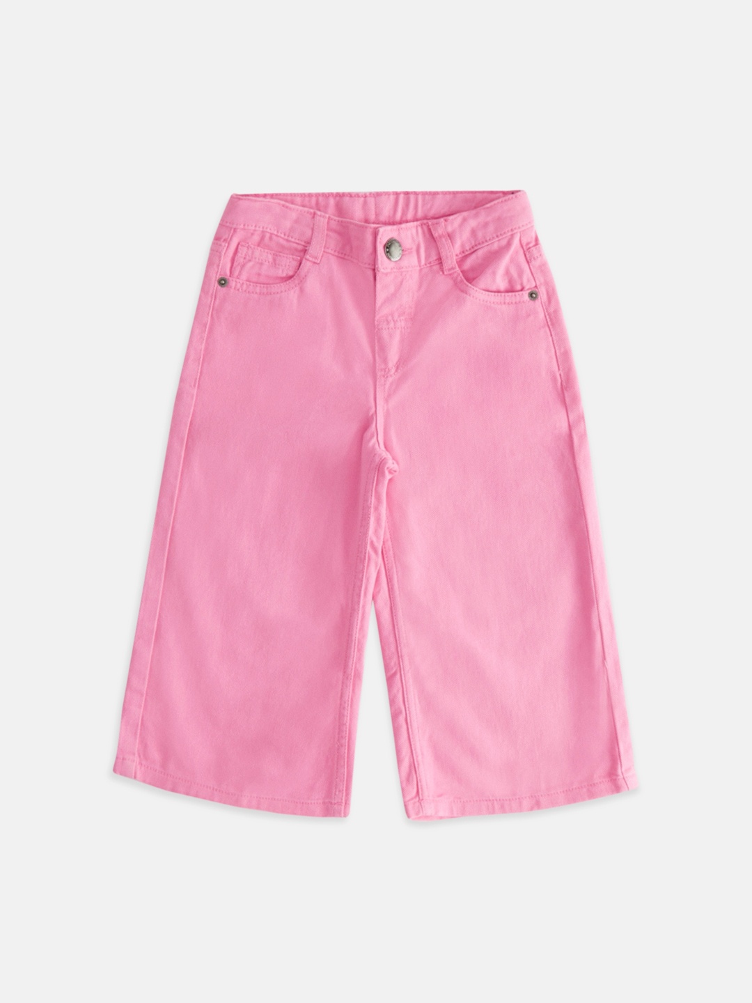 

Pantaloons Junior Girls Mid-Rise Cotton Culottes, Pink