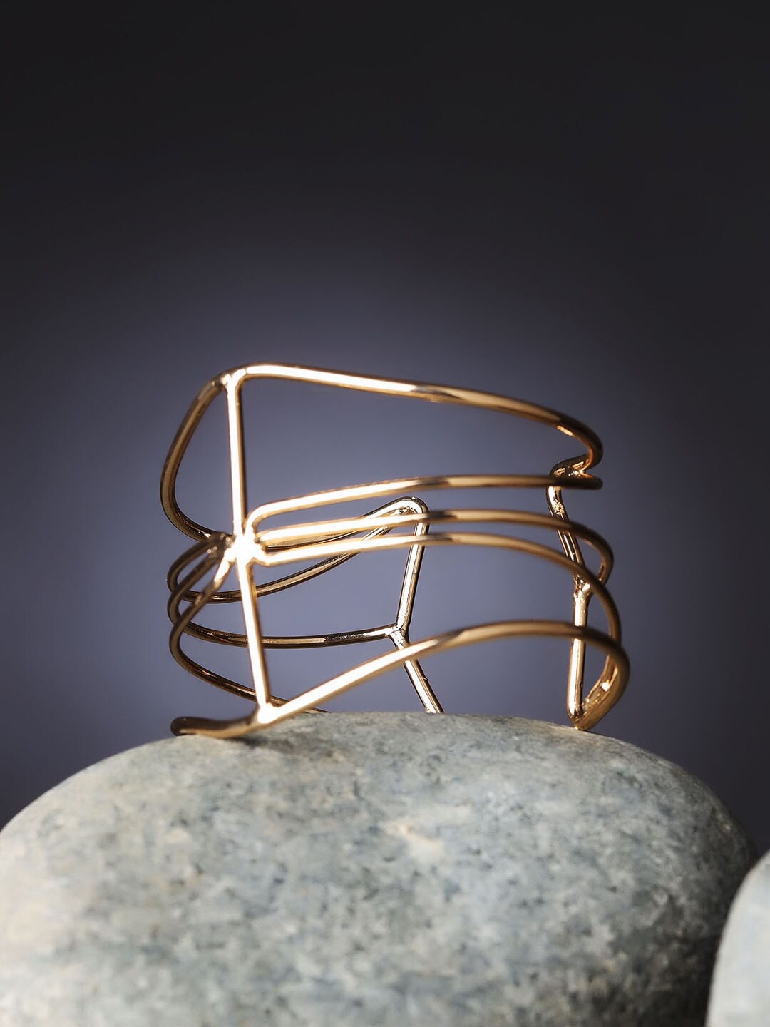 

Kazo Women Gold-Plated Cuff Bracelet