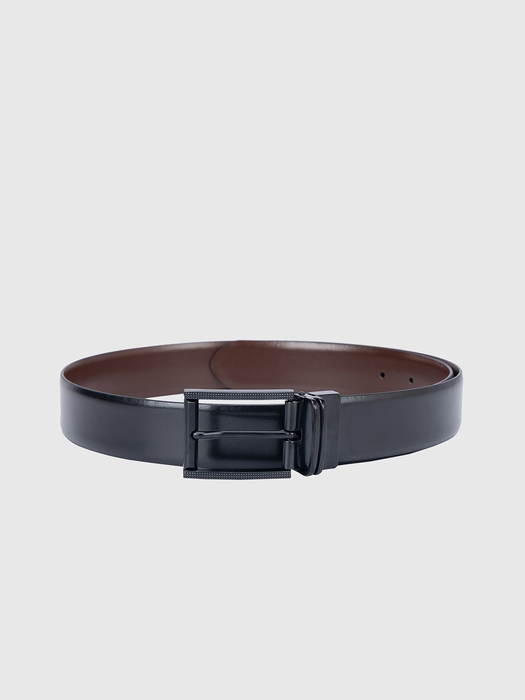 

Da Milano Men Reversible Leather Belt, Black